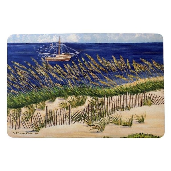 Betsy Drake Betsydrake DM1204 18 x 26 in. Shrimp Boat & Oates Door Mat DM1204 - main